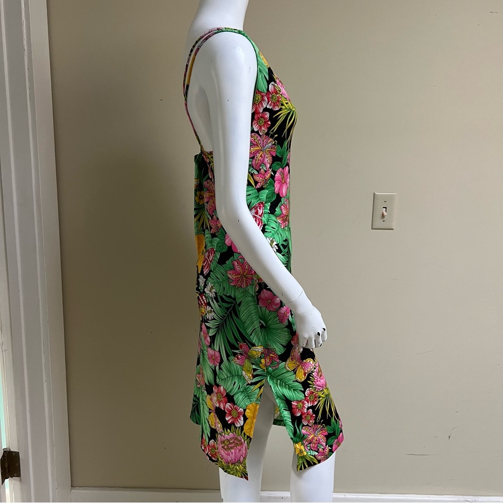 Vintage 90s Floral Slip Dress - Picture 3 of 15